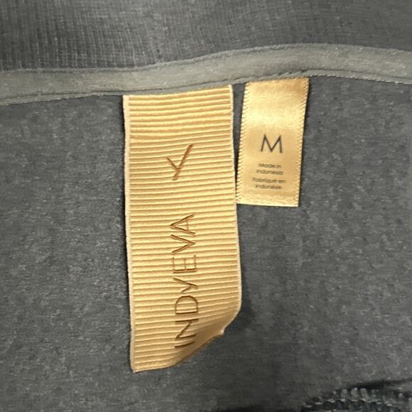 Indyeva Sweatshirt Womens Medium Pullover Fleece Lined Athletic Stretch Gray - Picture 3 of 9